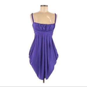 River Island Purple Pleated Sleeveless Dress